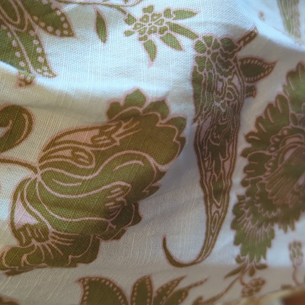 Miss June Wendy Linen Dress Floral Maxi Dress - Picture 12 of 14